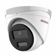 IP camera HIWATCH IPC-T040(M)(2.8mm) — купольная, уличная, 4 МП, IR/LED 20 м, MIC